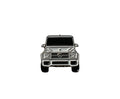 White G Wagon Metal Sticker