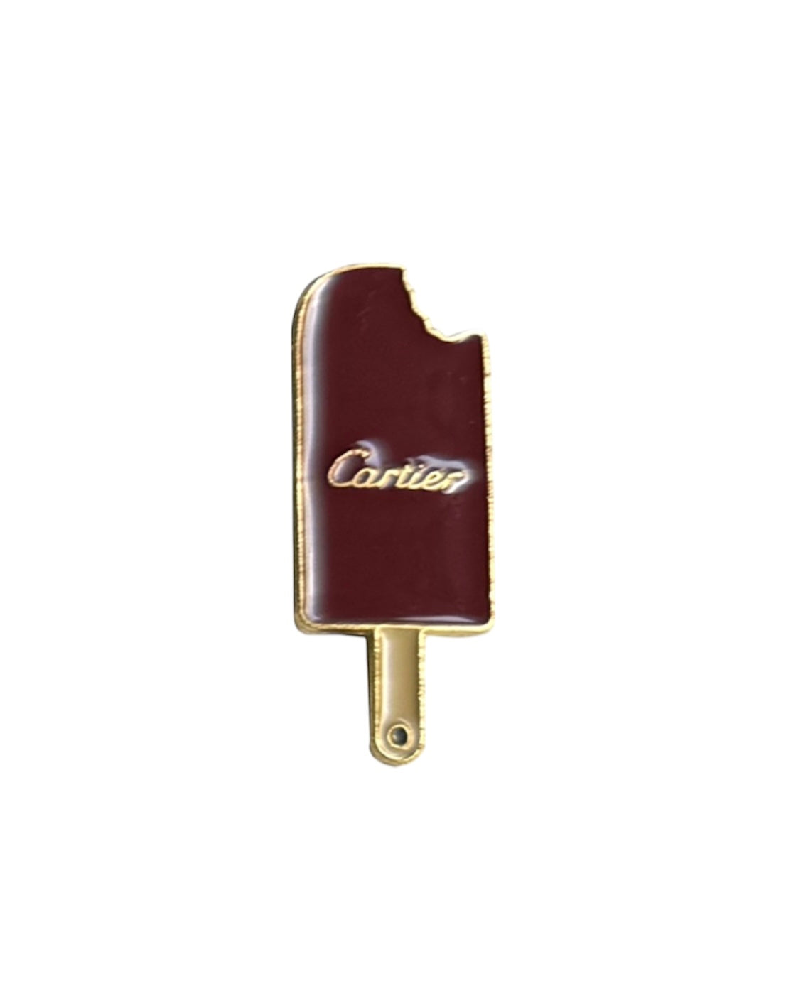 Cartier Burgundy Pop Metal Sticker