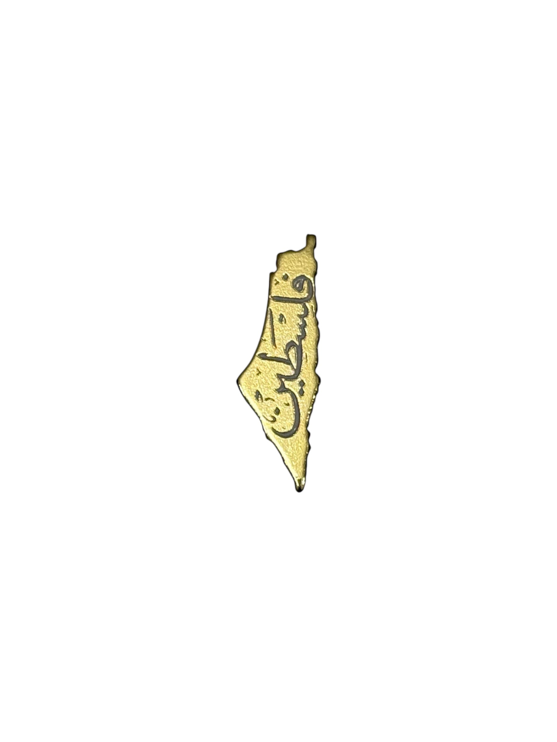 Palestine Gold Metal Sticker