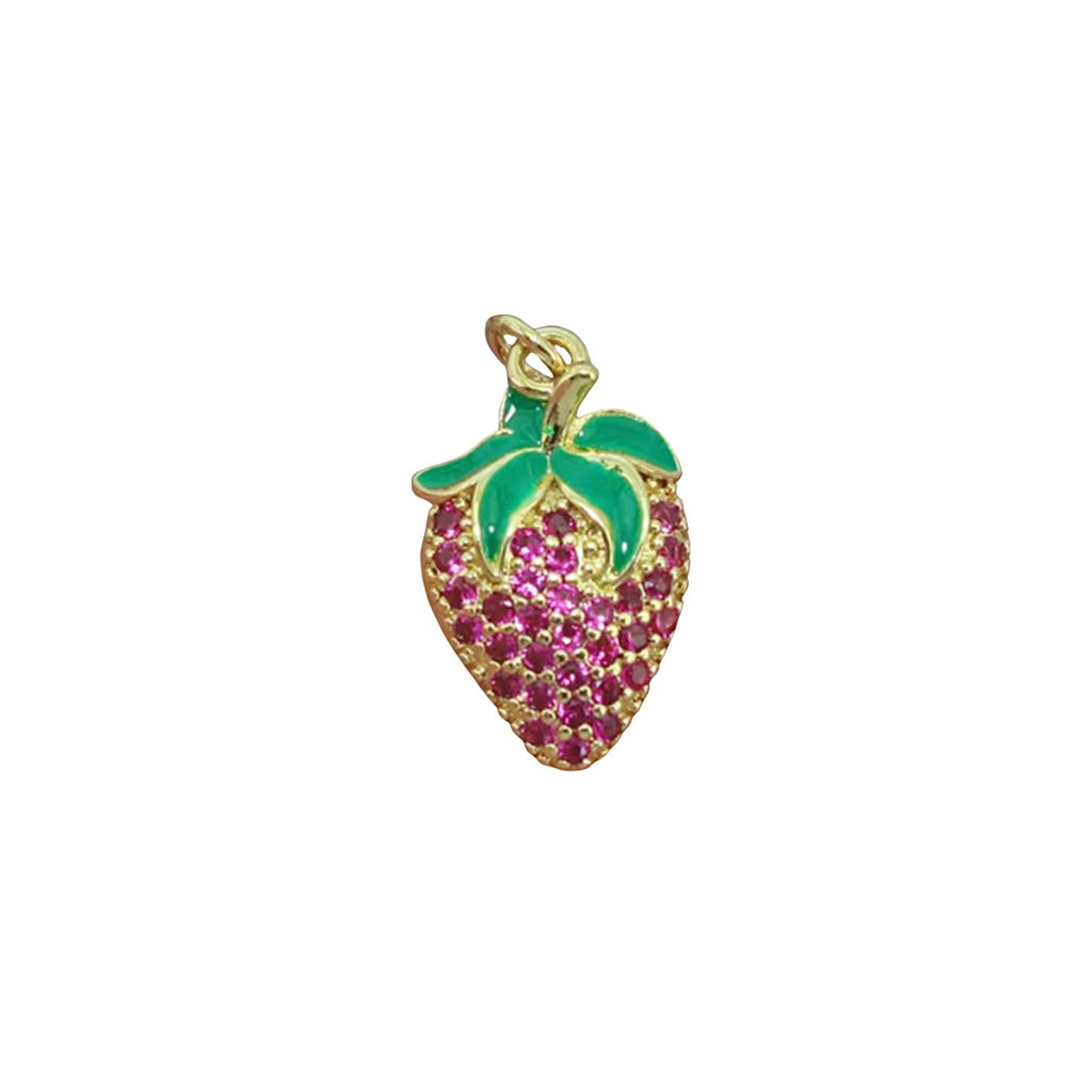 Pink Strawberry Charm