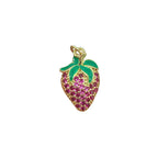 Pink Strawberry Charm
