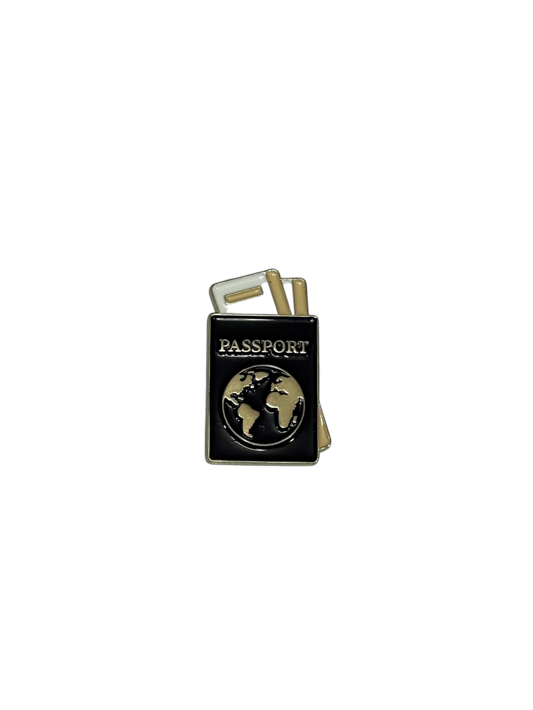 Passport Metal Sticker