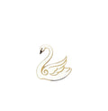 Swan Metal Sticker