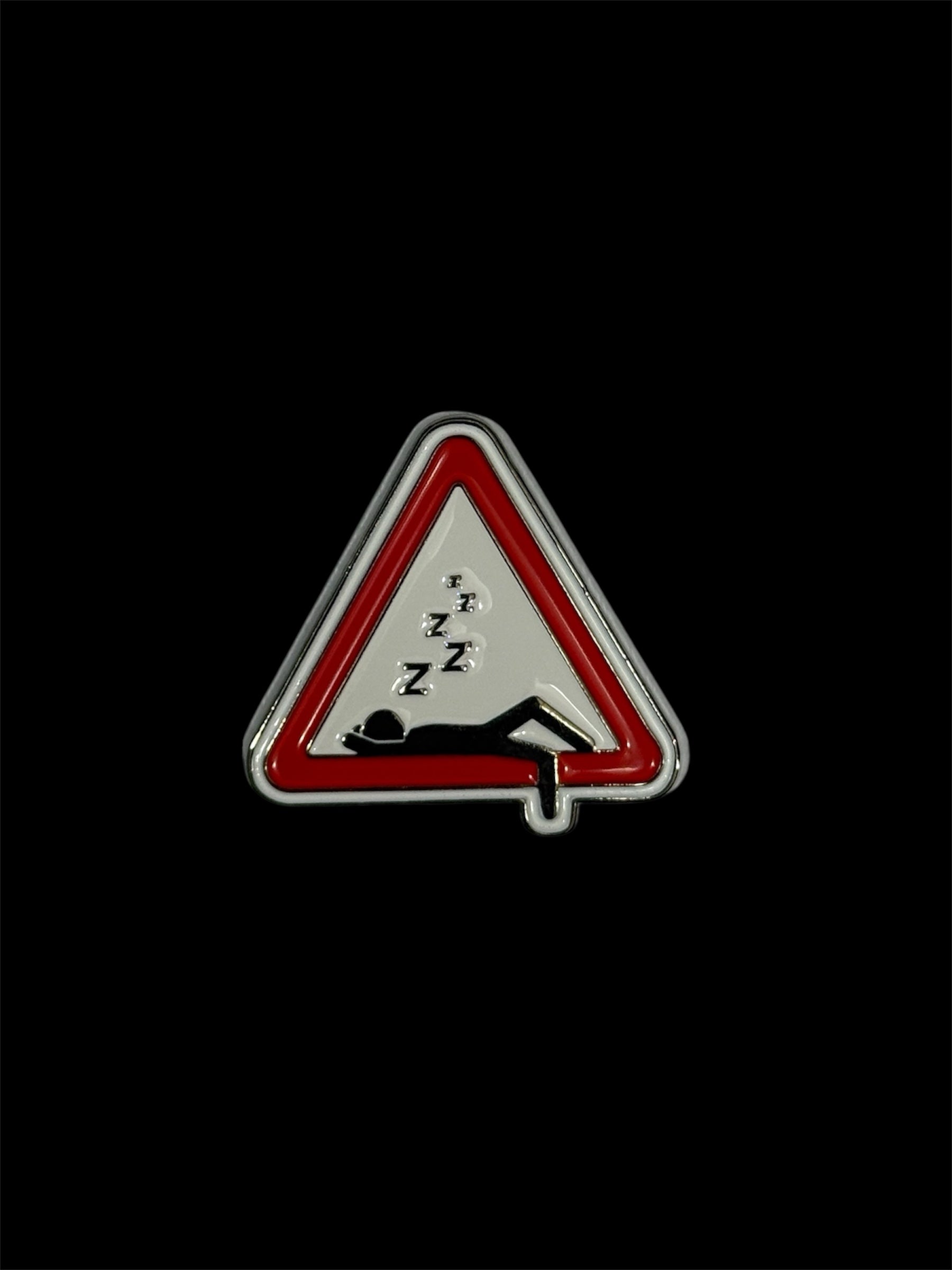 Sleep Warning Metal Sticker | SALE