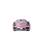 Pink Car Metal Sticker
