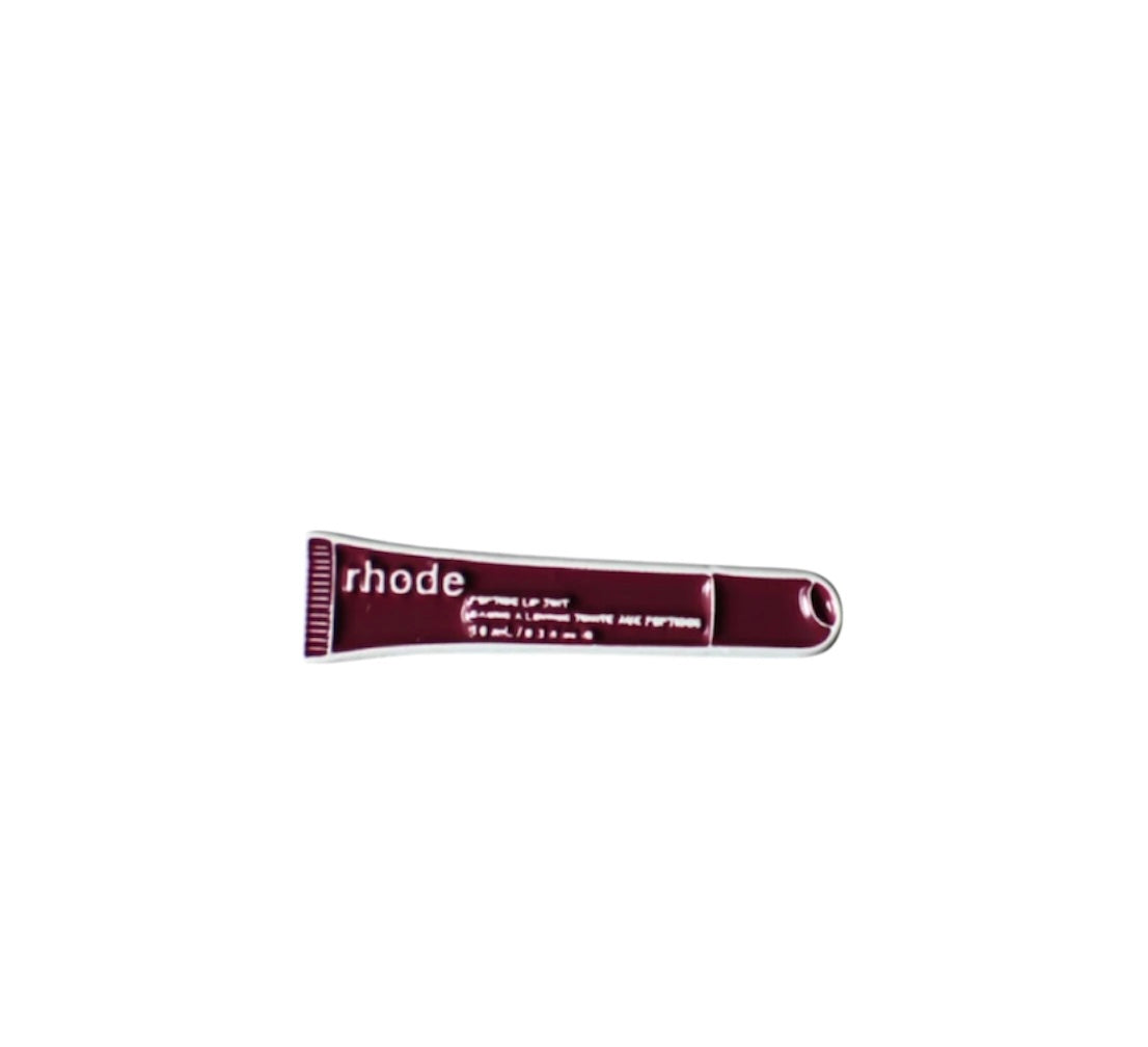 Rhode Burgundy Metal Sticker