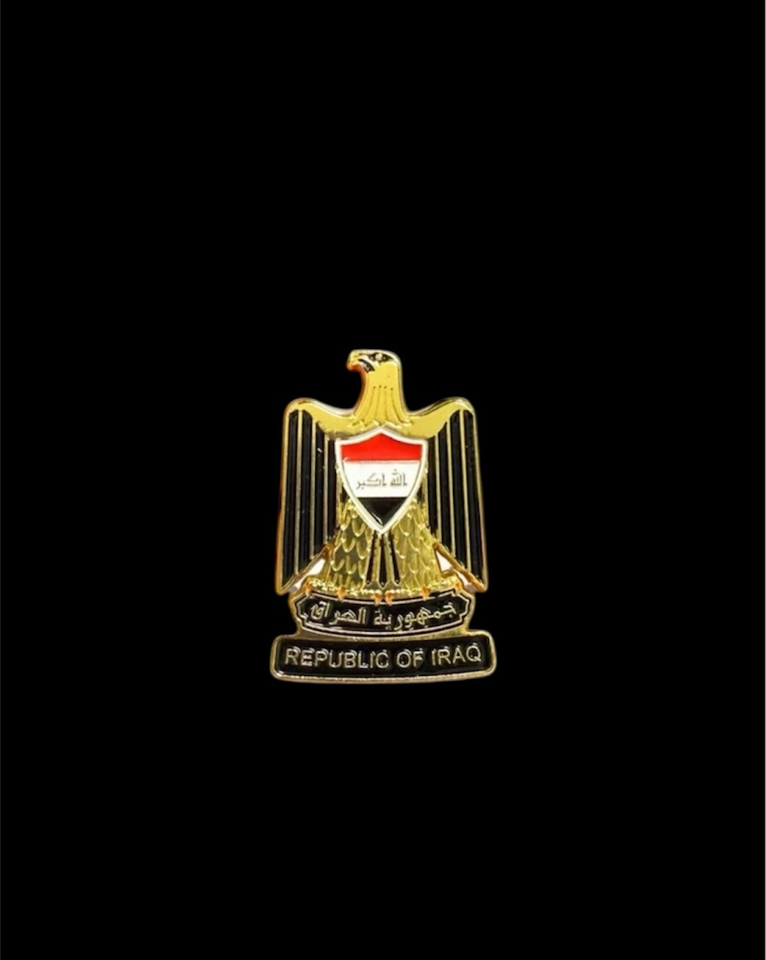 Iraq Metal Sticker