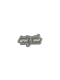 Pretty Girls Study Hard Metal Sticker