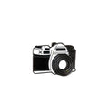Camera Metal Sticker | SALE