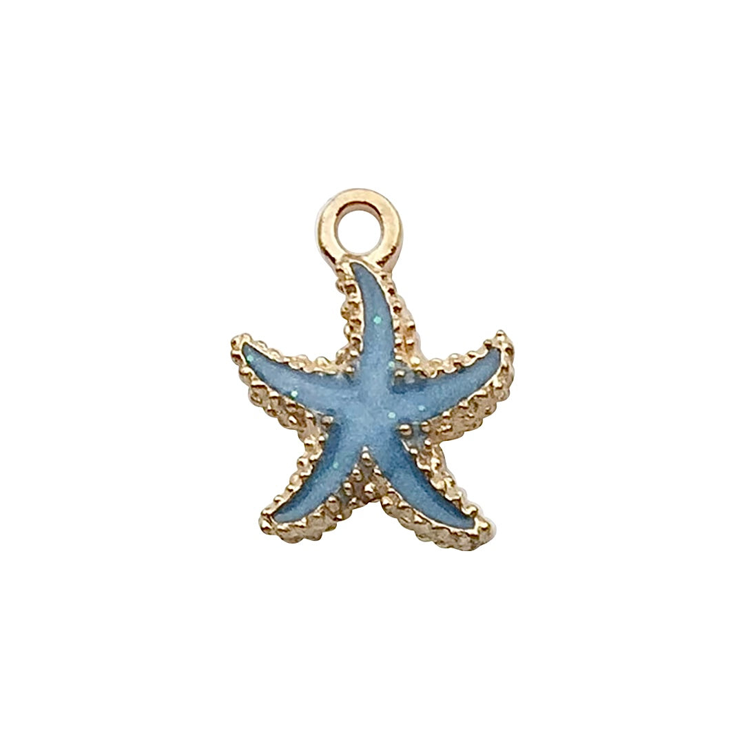Blue Starfish Charm