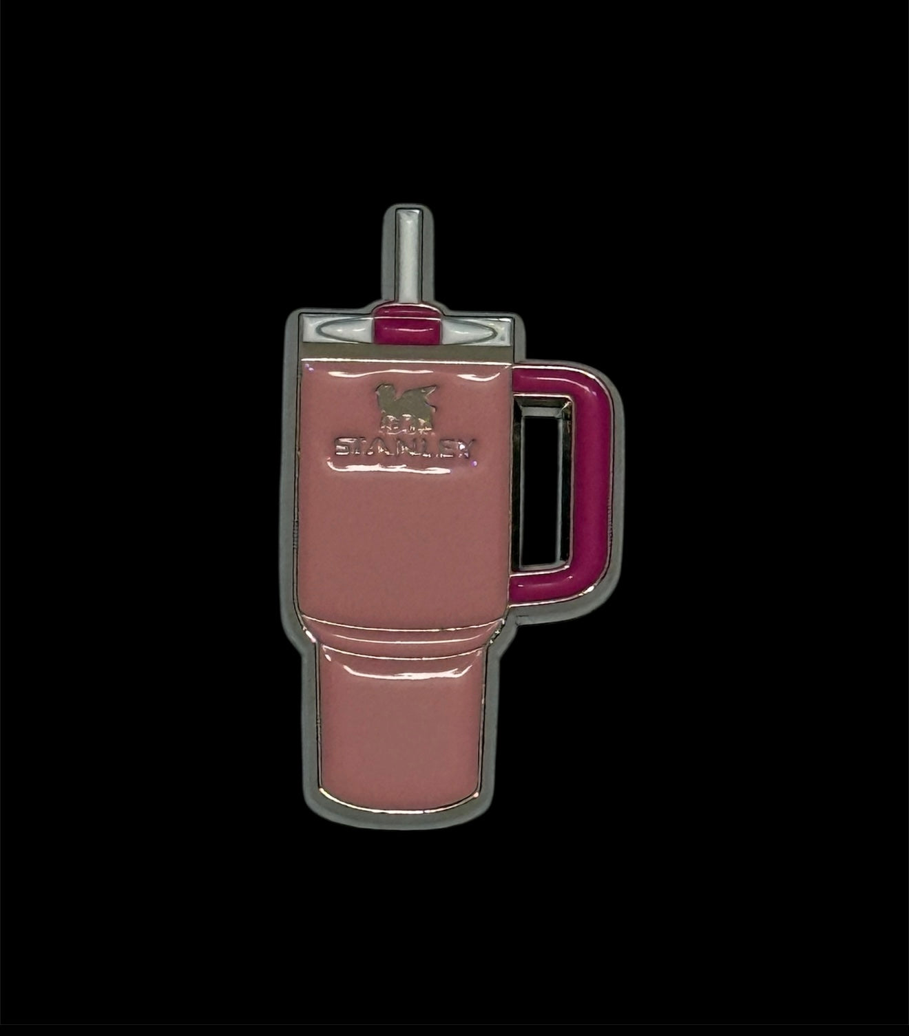 Pink Stanley Metal Sticker