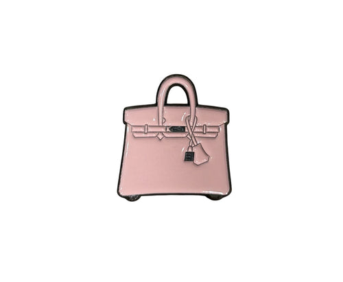 *New* Pink Bag Metal Sticker