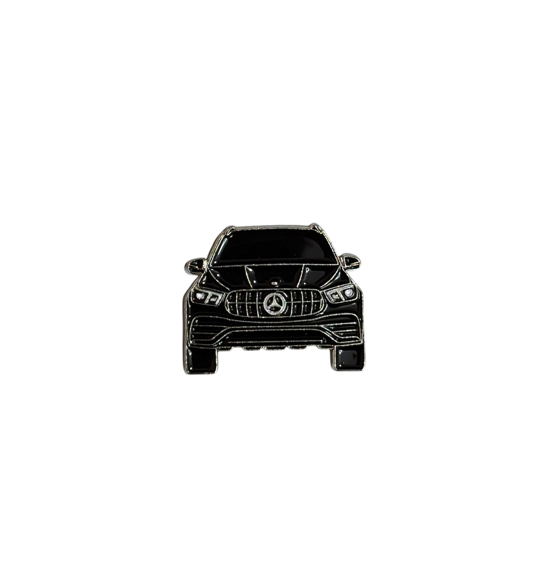 Black Merc Metal Sticker