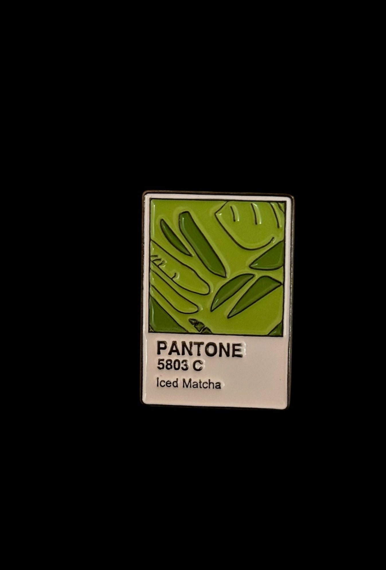 Iced Matcha Metal Sticker