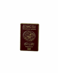 Qatar Passport Metal Sticker