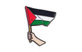 Palestine Flag Metal Sticker
