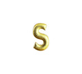 S Metal Sticker