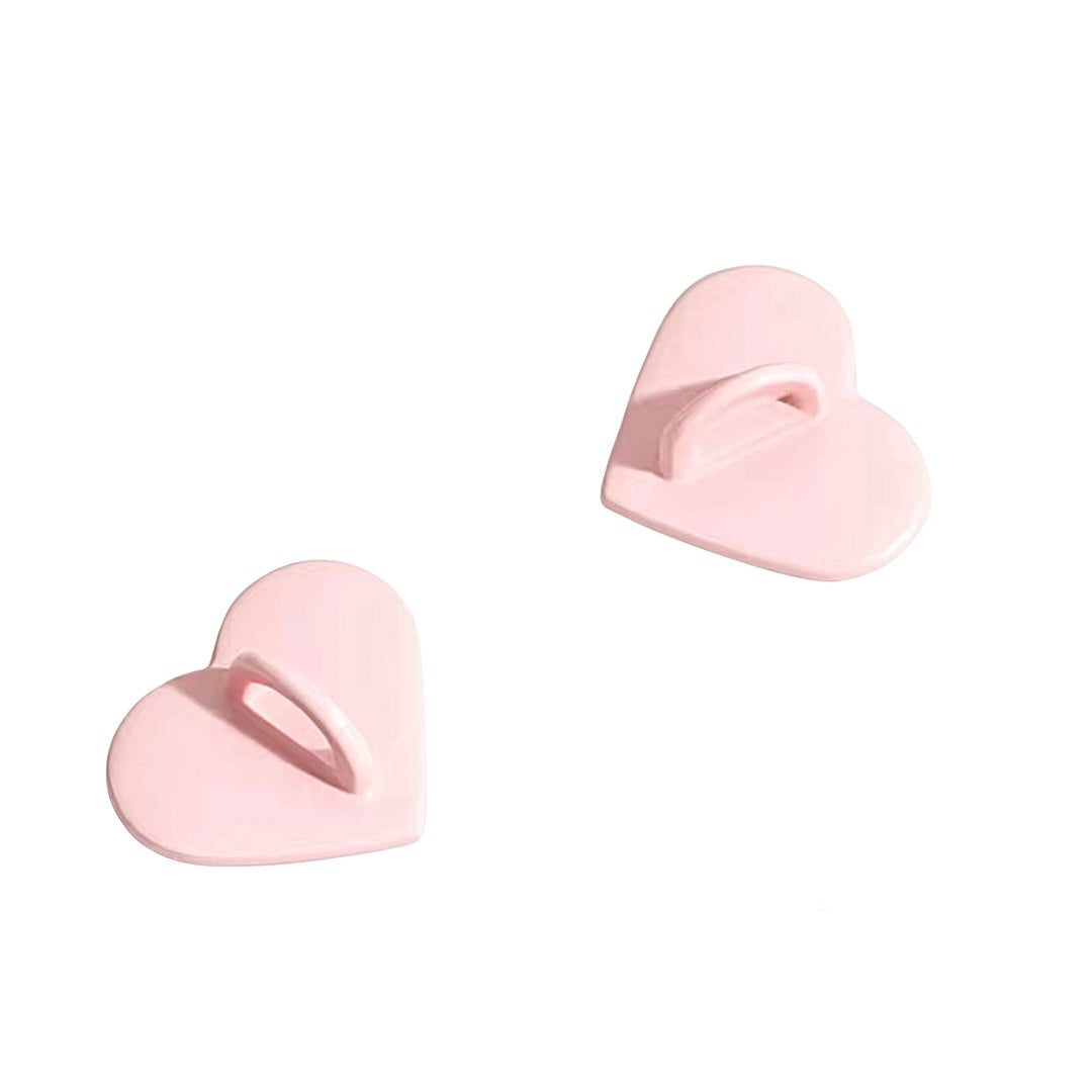 Heart Ring Charm - Pink
